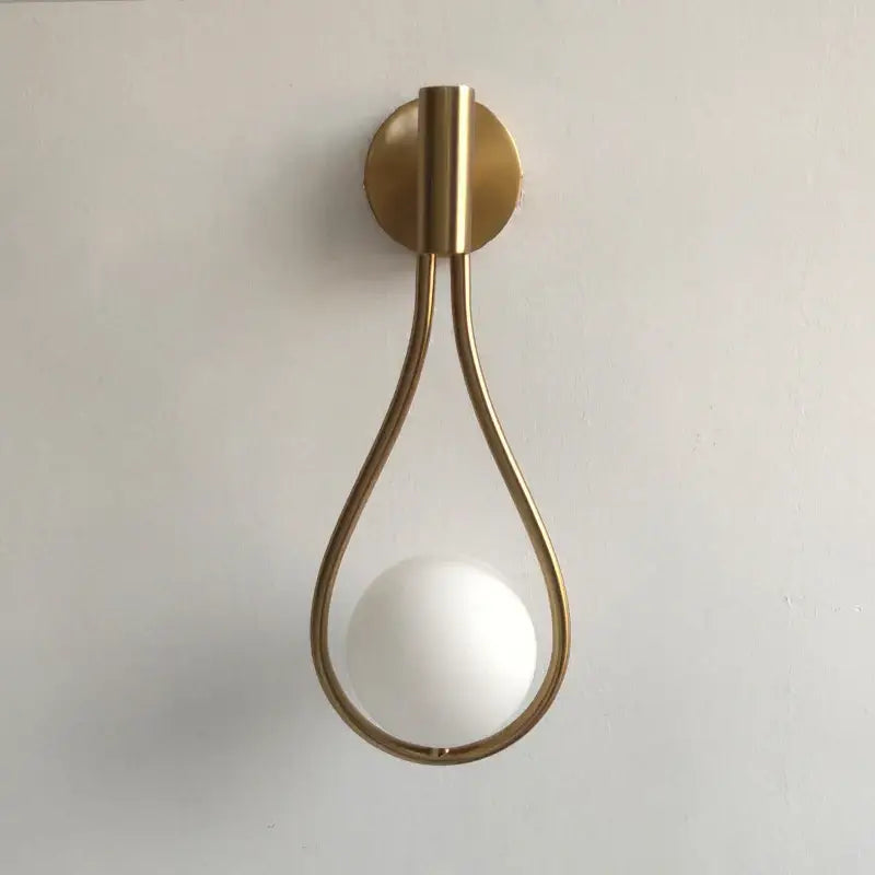 Chrome Teardrop Sconce