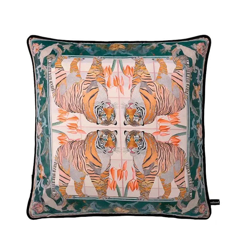 Blue Velvet Horse Cushion