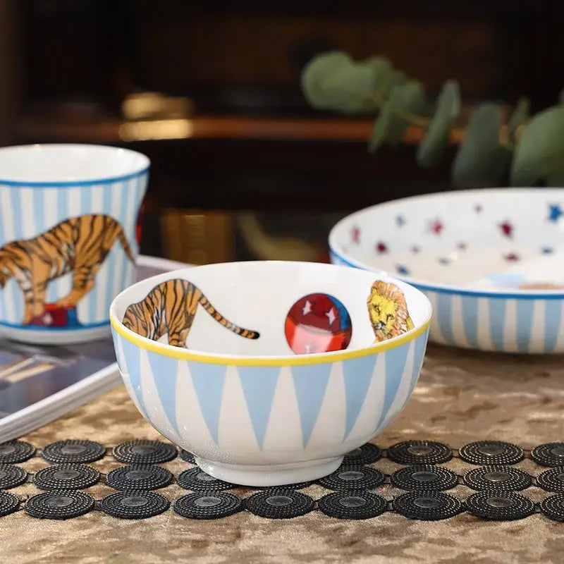Pink White Kids Tableware