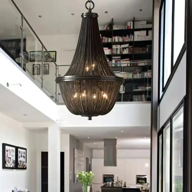 Black Aluminum Pendant Light