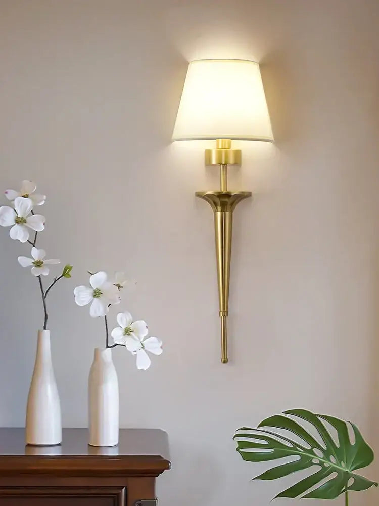 Gold Fluted Wall Sconce