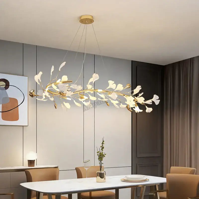 Gold Ceramic Pendant Lamp