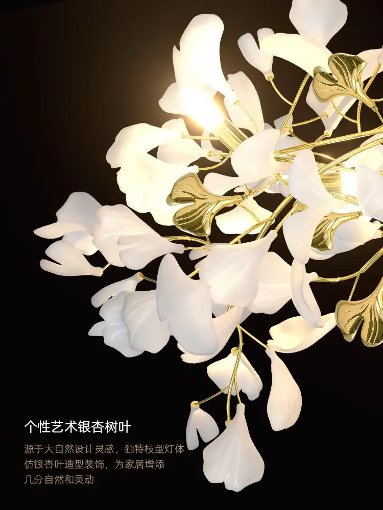 Gold Ceramic Pendant Lamp