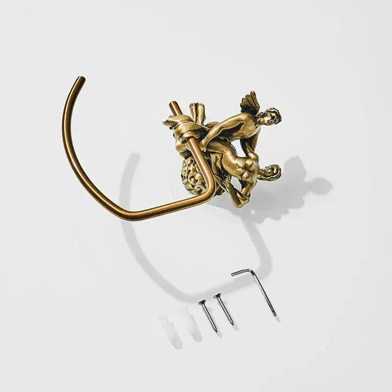 Bronze Winged Towel Rack