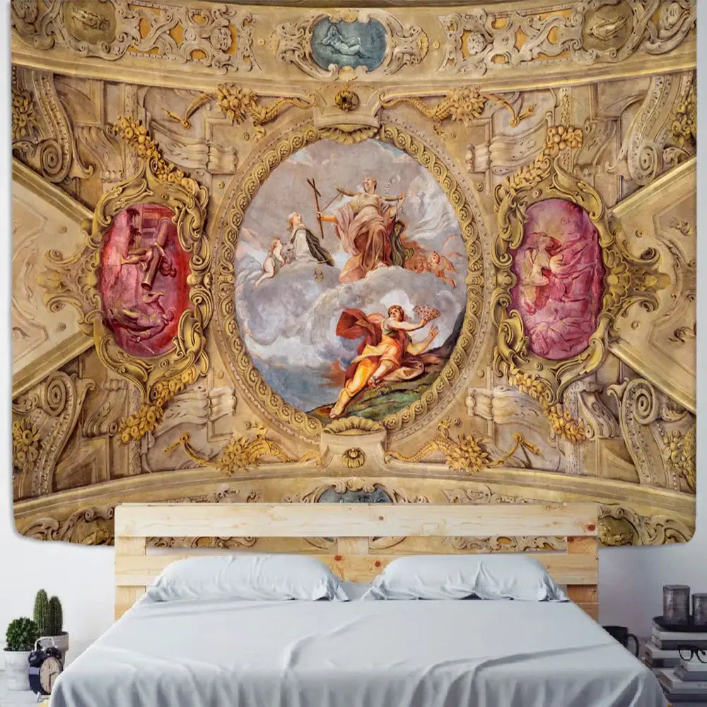 Pink Boho Tapestry Wall