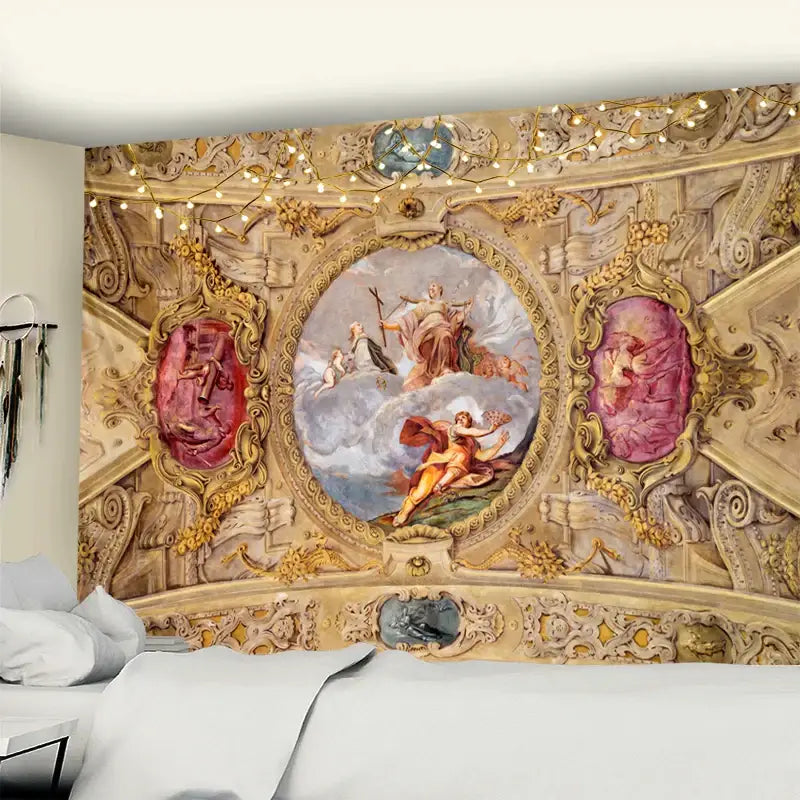Pink Boho Tapestry Wall