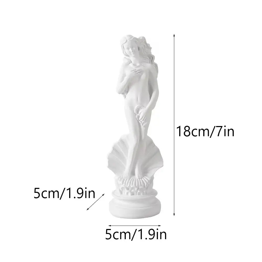 White Aphrodite Sculpture Greek Goddess Living Room