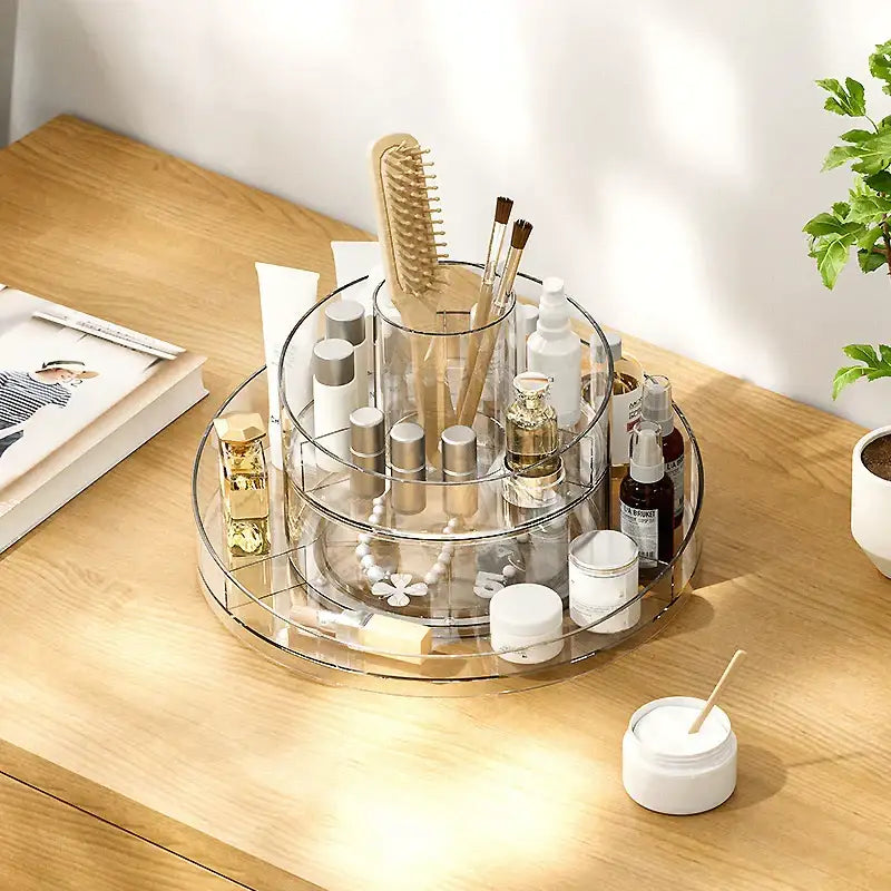 Acrylic Rotating Makeup Organizer