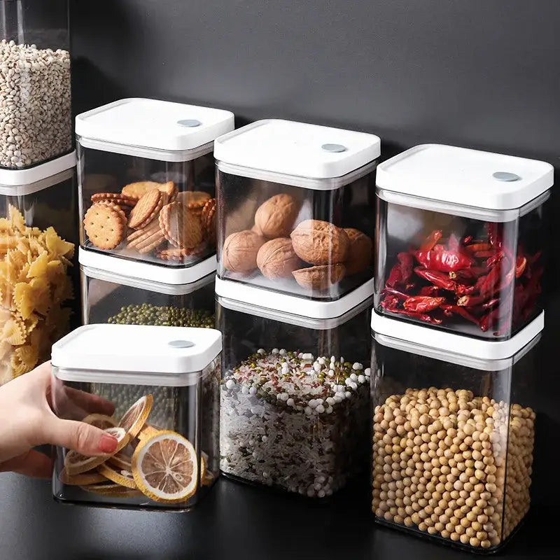 Clear Hermetic Storage Containers