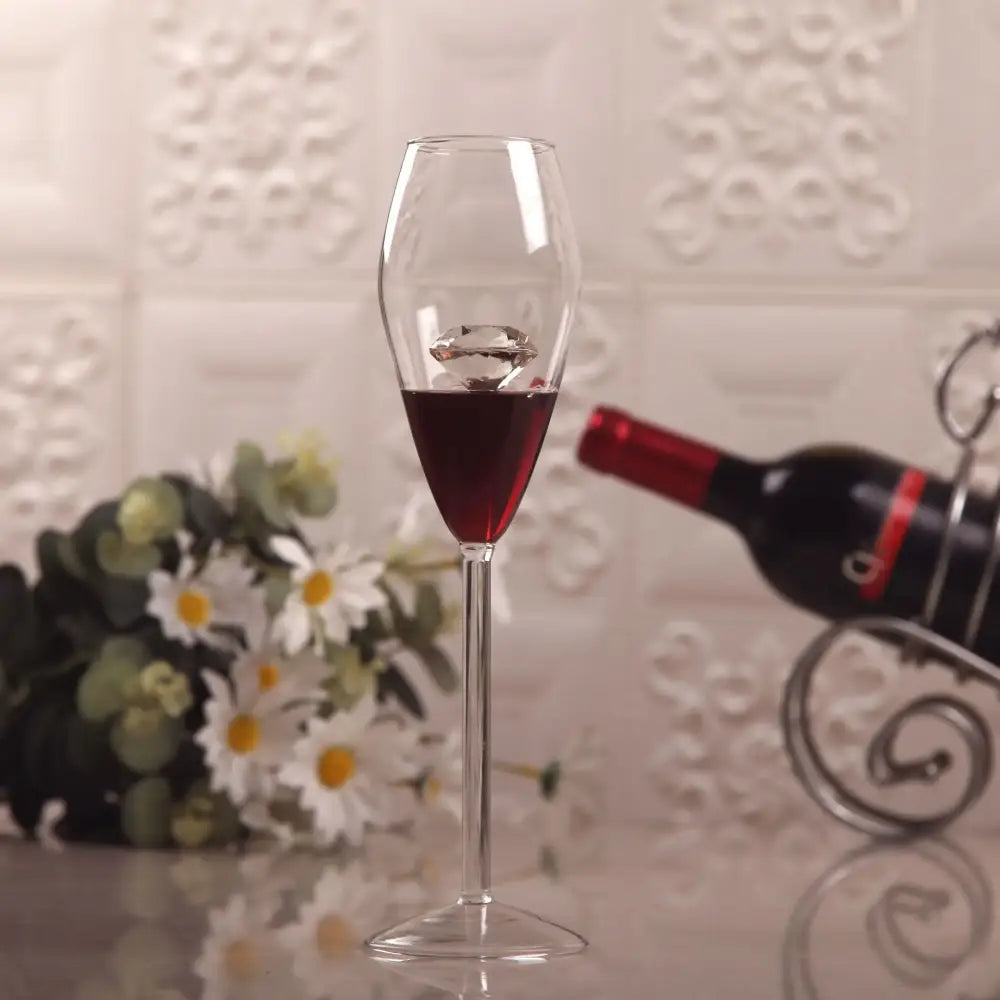 Clear Diamond Champagne Flute
