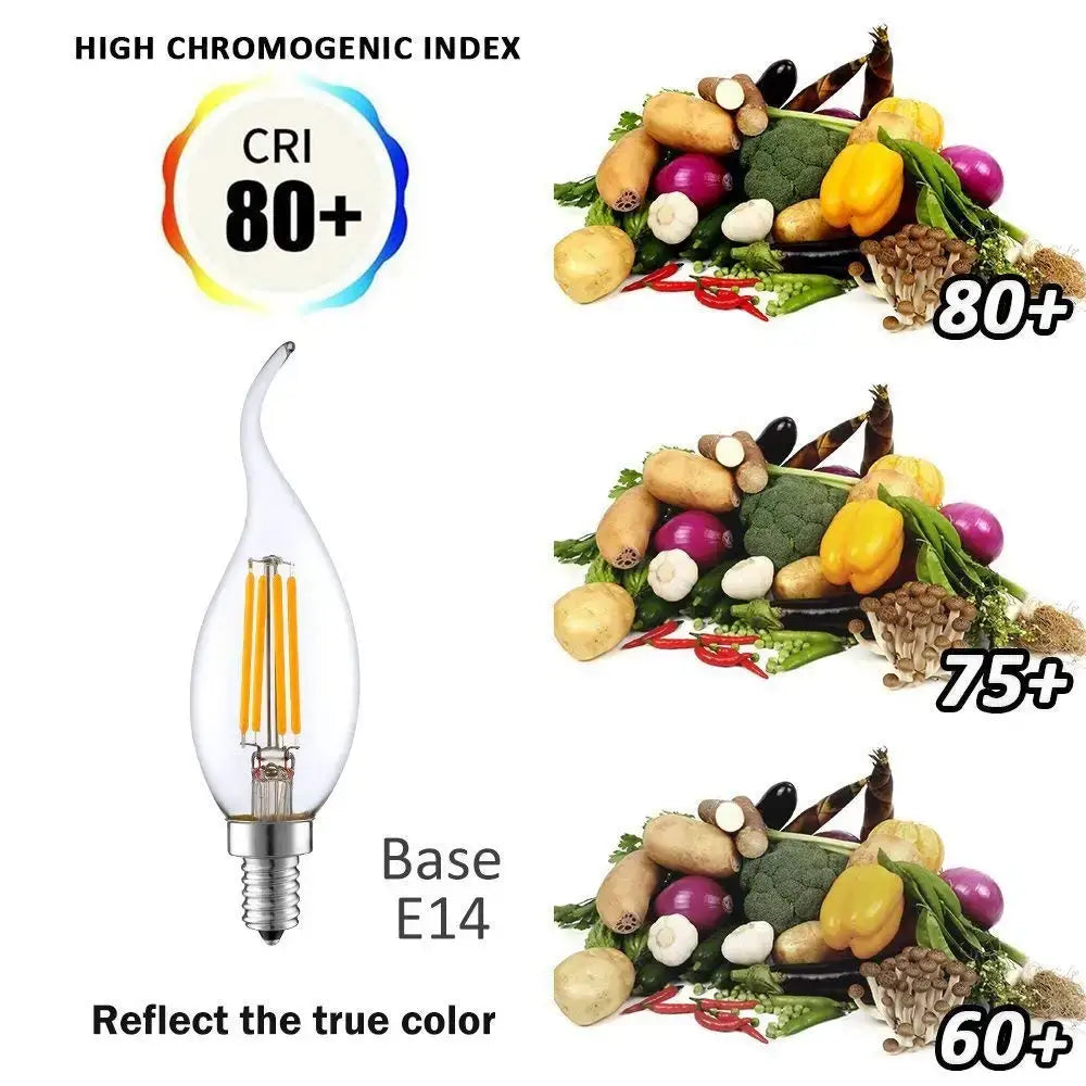 Clear Filament Candle Bulb
