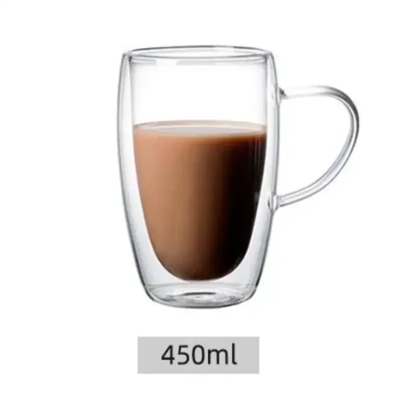 Double Wall Glass Coffee Mug