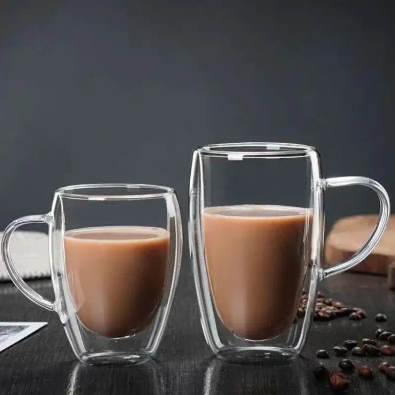 Double Wall Glass Coffee Mug
