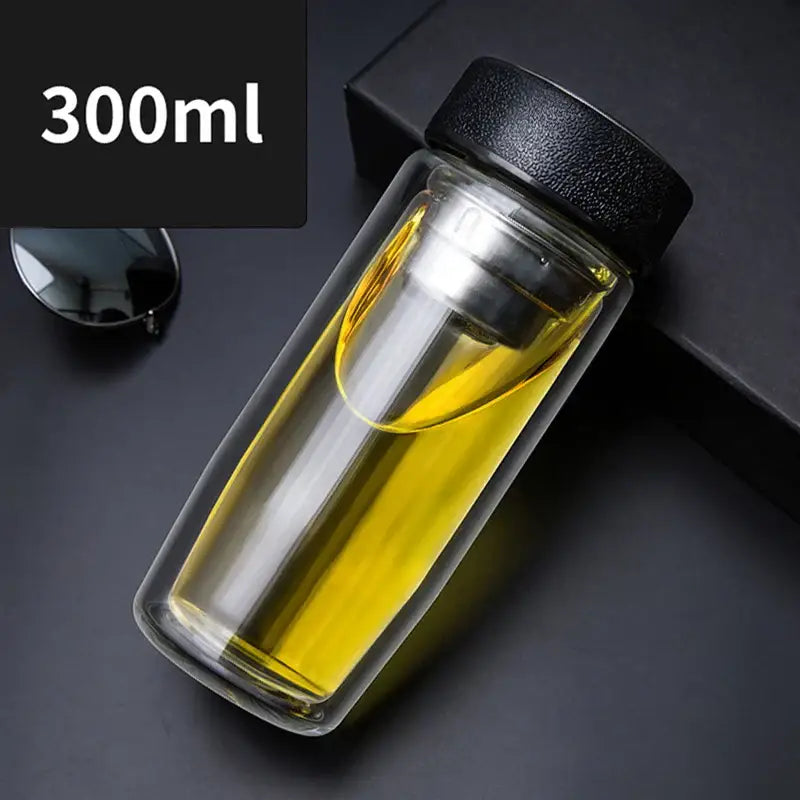 Glass Double Wall Mug