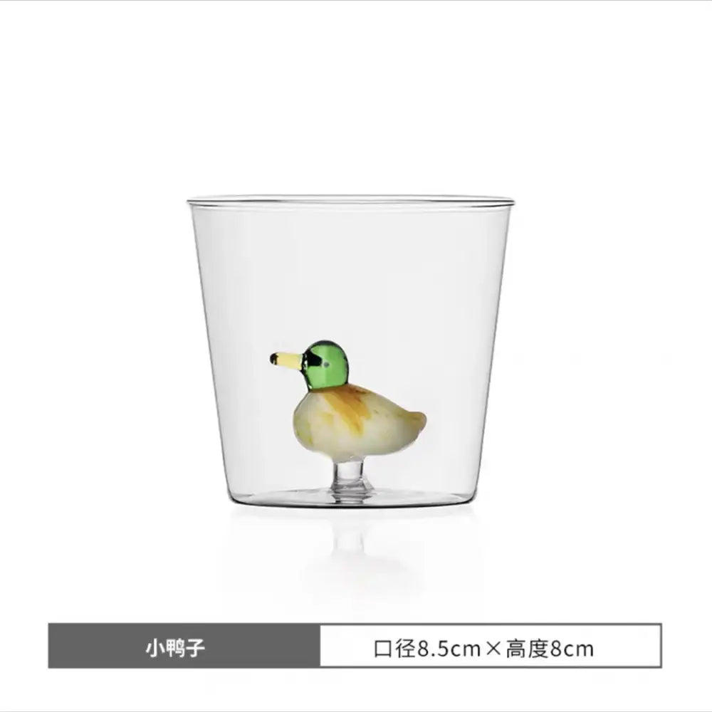 Clear Glass Cactus Cup