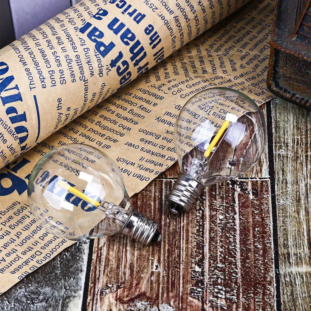 Clear Glass String Lights