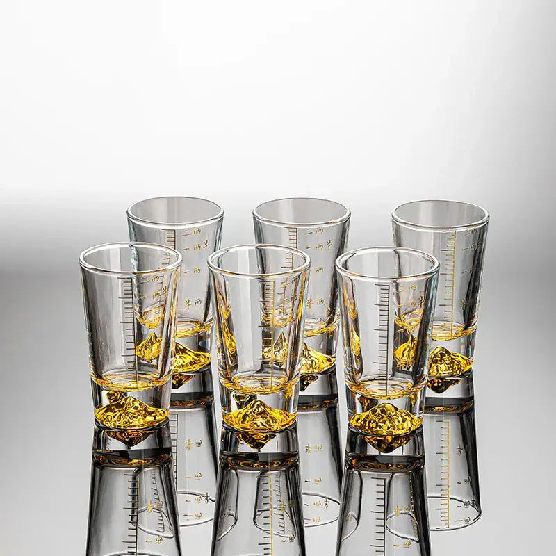 Transparent Glass Liquor Set