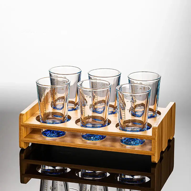 Transparent Glass Liquor Set