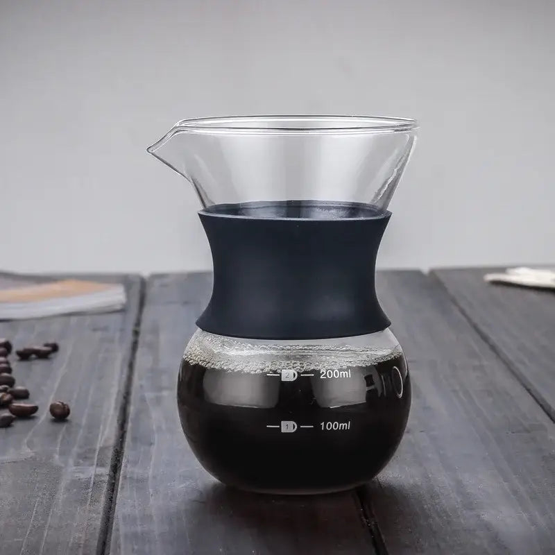 Glass Stainless Pour Over