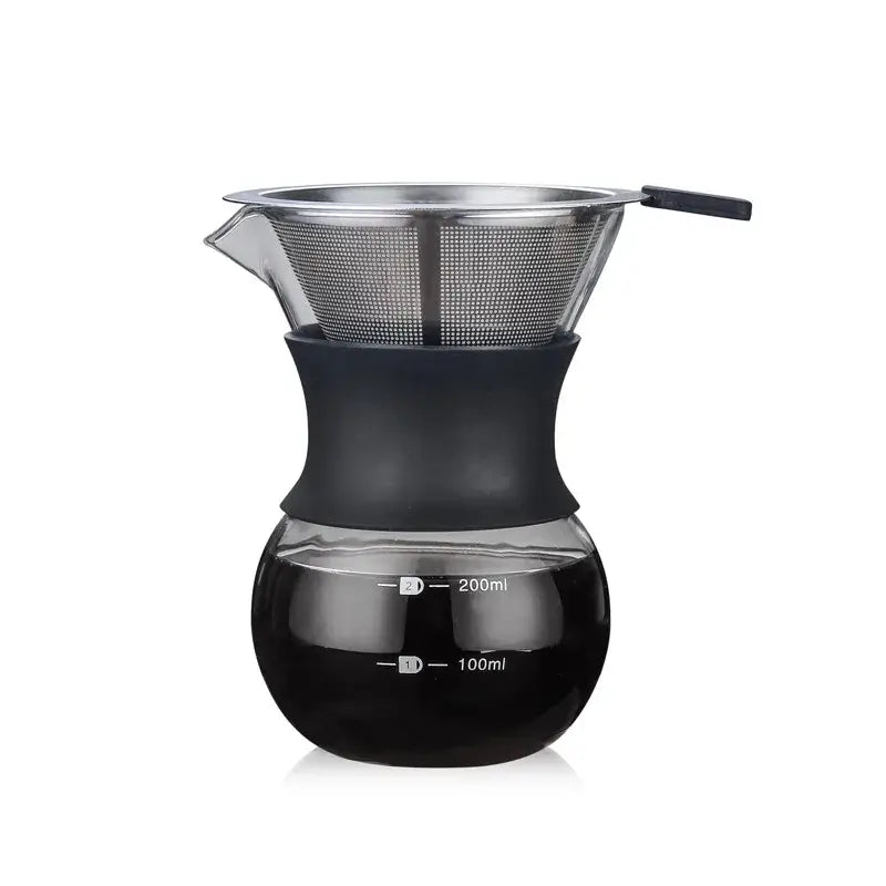 Glass Stainless Pour Over