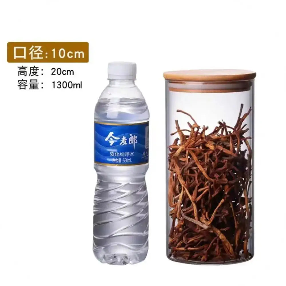 Glass Jars Bamboo Lids