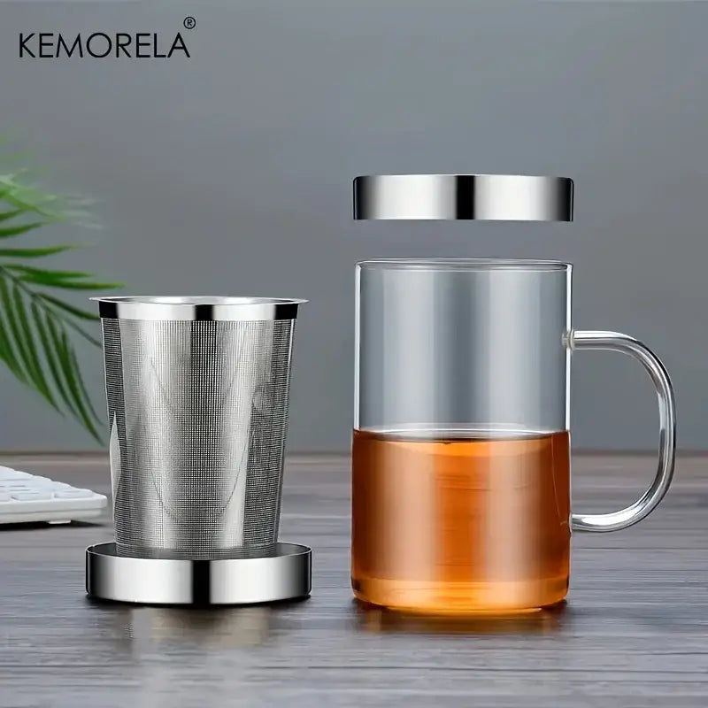 Borosilicate Glass Infuser Mug