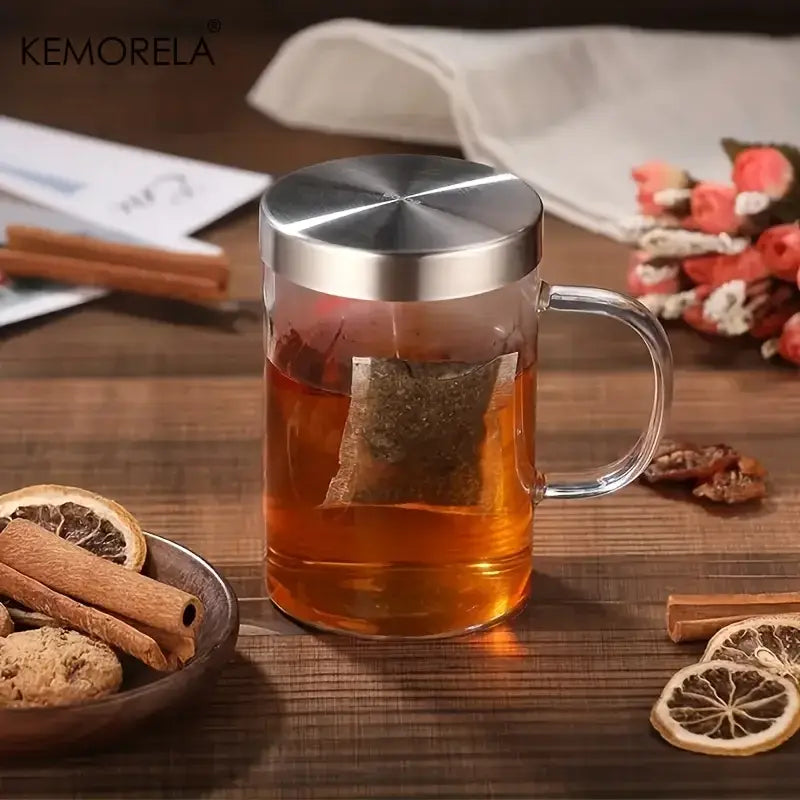 Borosilicate Glass Infuser Mug