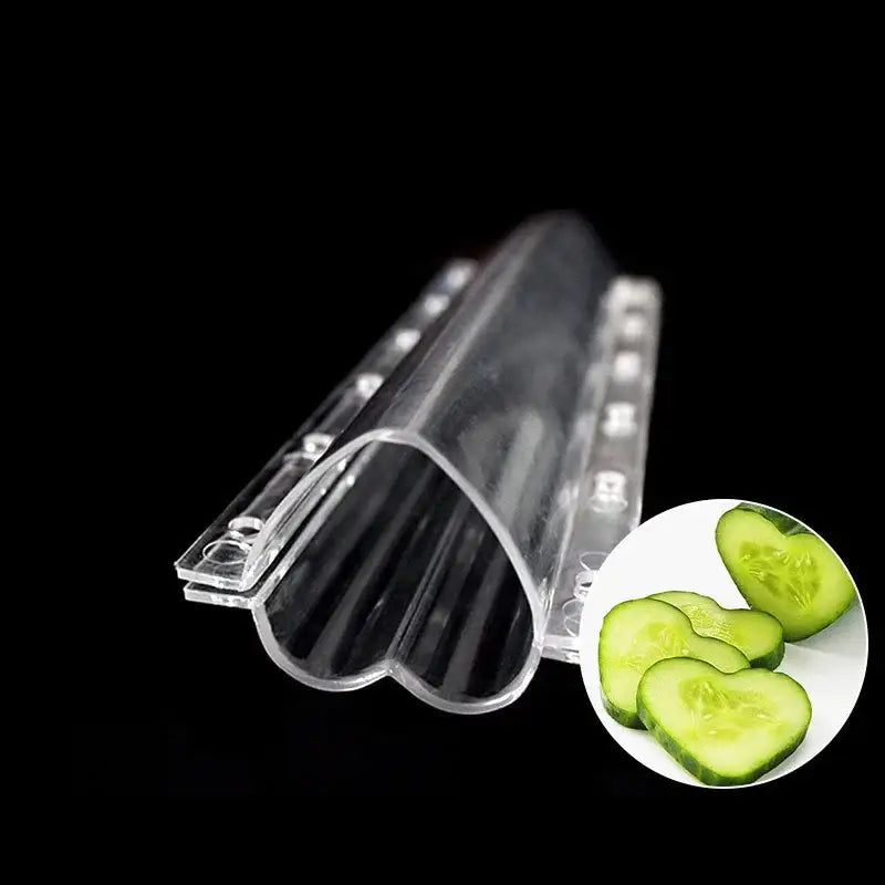 Clear Heart Cucumber Mold