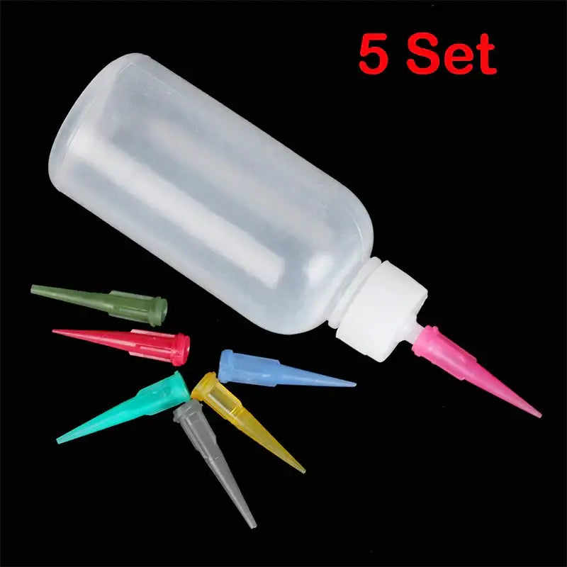Clear Squeeze Bottle Set