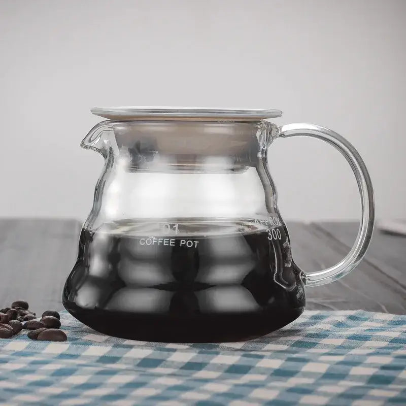 Clear Glass Coffee Kettle