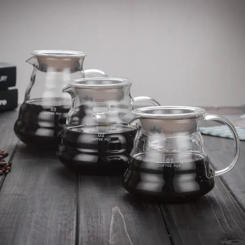 Clear Glass Coffee Kettle