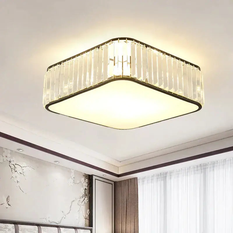 Gold Zen Crystal Ceiling Light