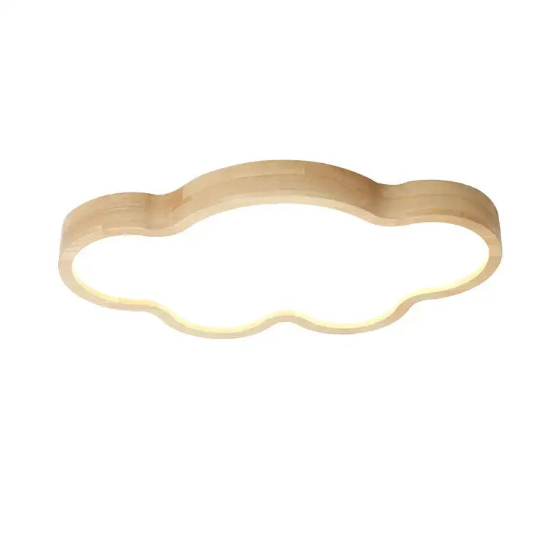 Wood Cloud Ceiling Light