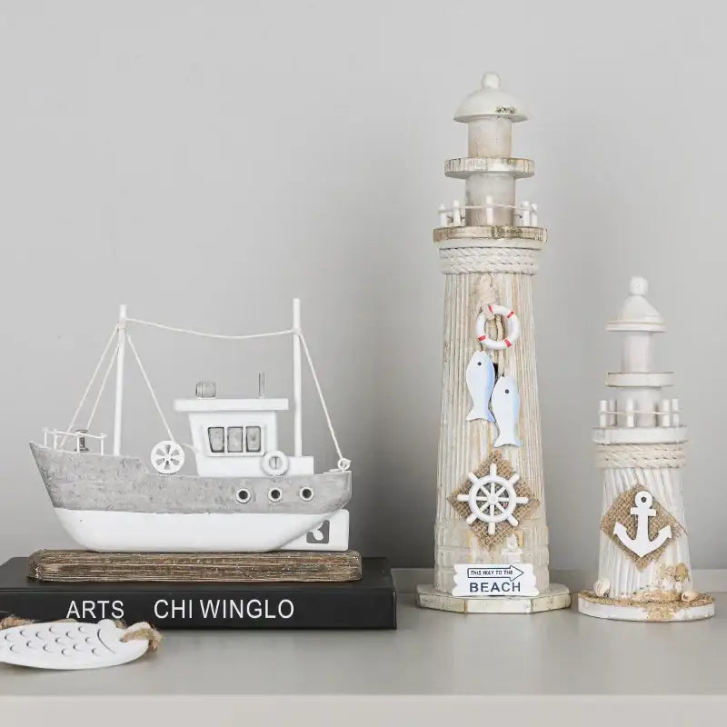 White Gray Ship Model