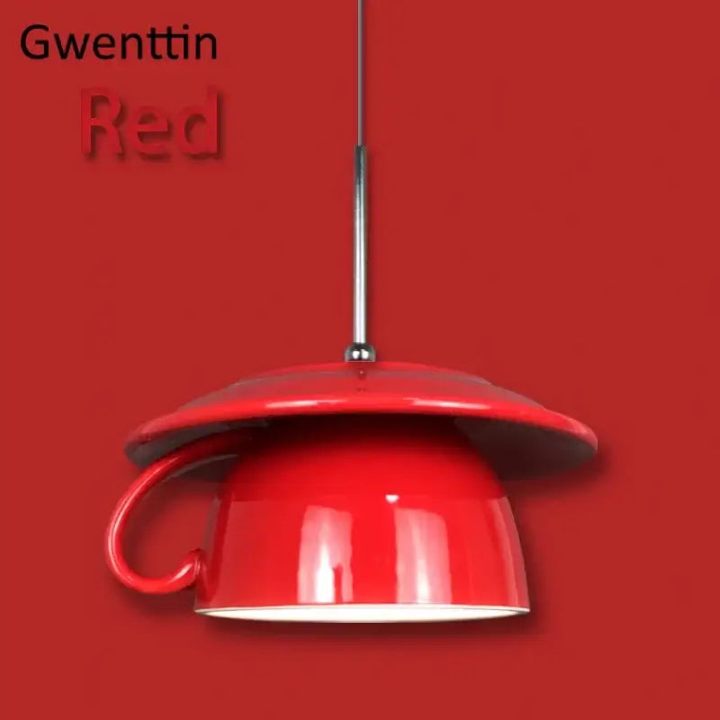 Ceramic Cup Pendant Light