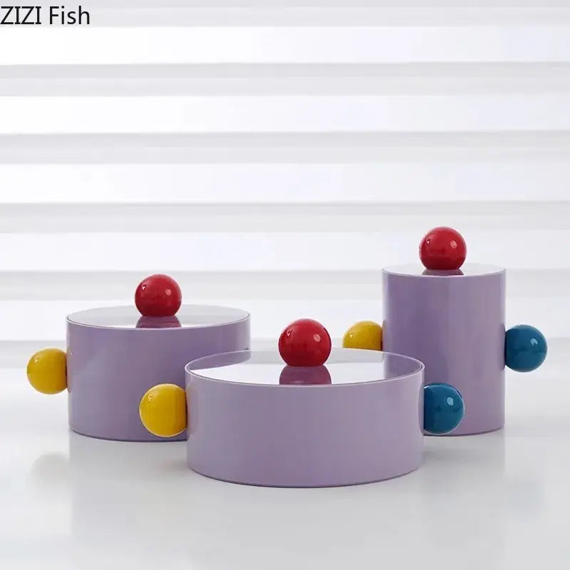 Plastic Dot Storage Jar