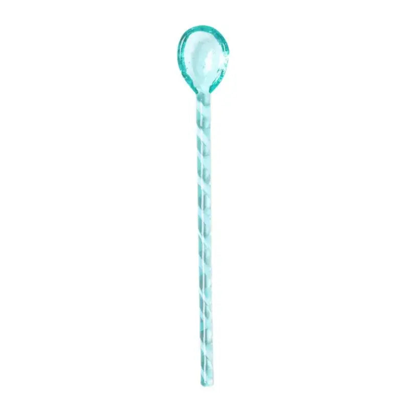 Colorful Glass Stirring Spoons 14-Piece Set