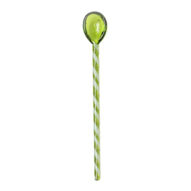 Colorful Glass Stirring Spoons 14-Piece Set