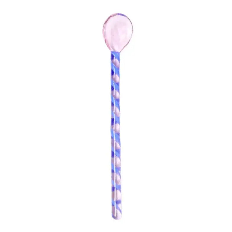 Colorful Glass Stirring Spoons 14-Piece Set