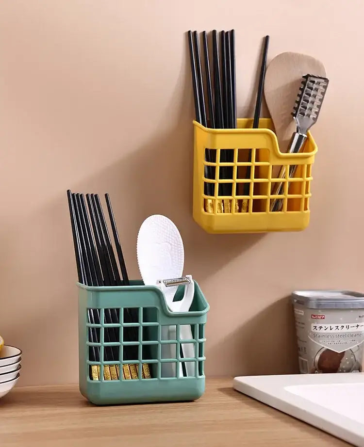 Grid Pattern Utensil Caddy