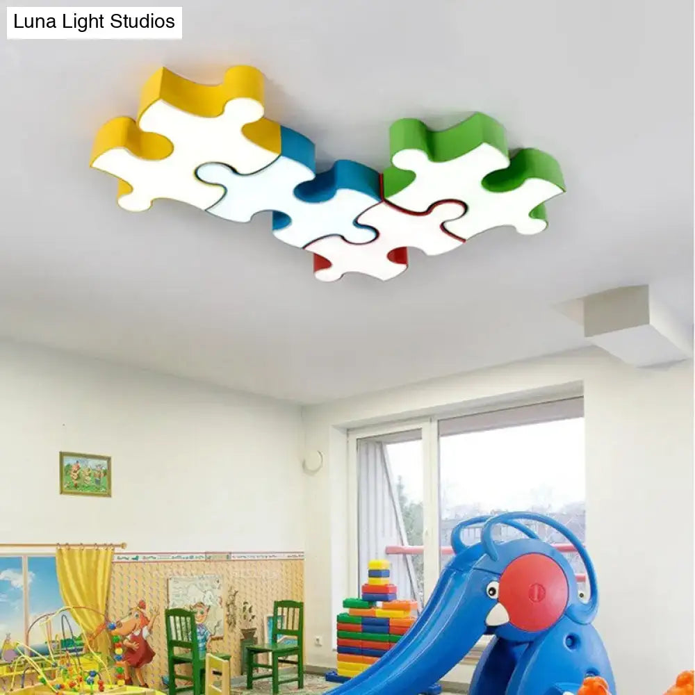 Acrylic Jigsaw Ceiling Light