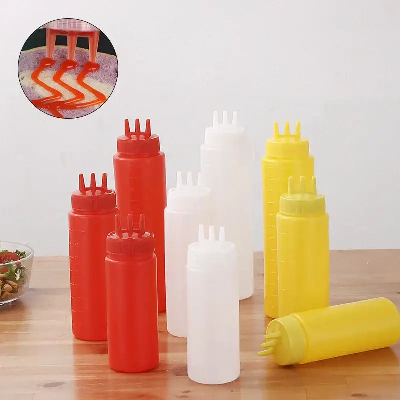 Multi-Prong Condiment Bottles