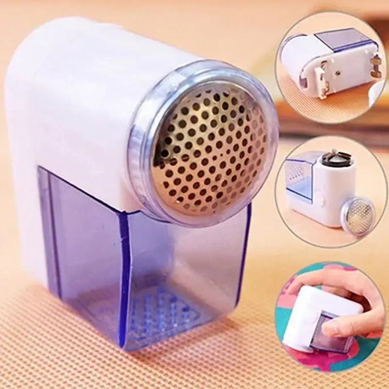 Blue White Fabric Shaver