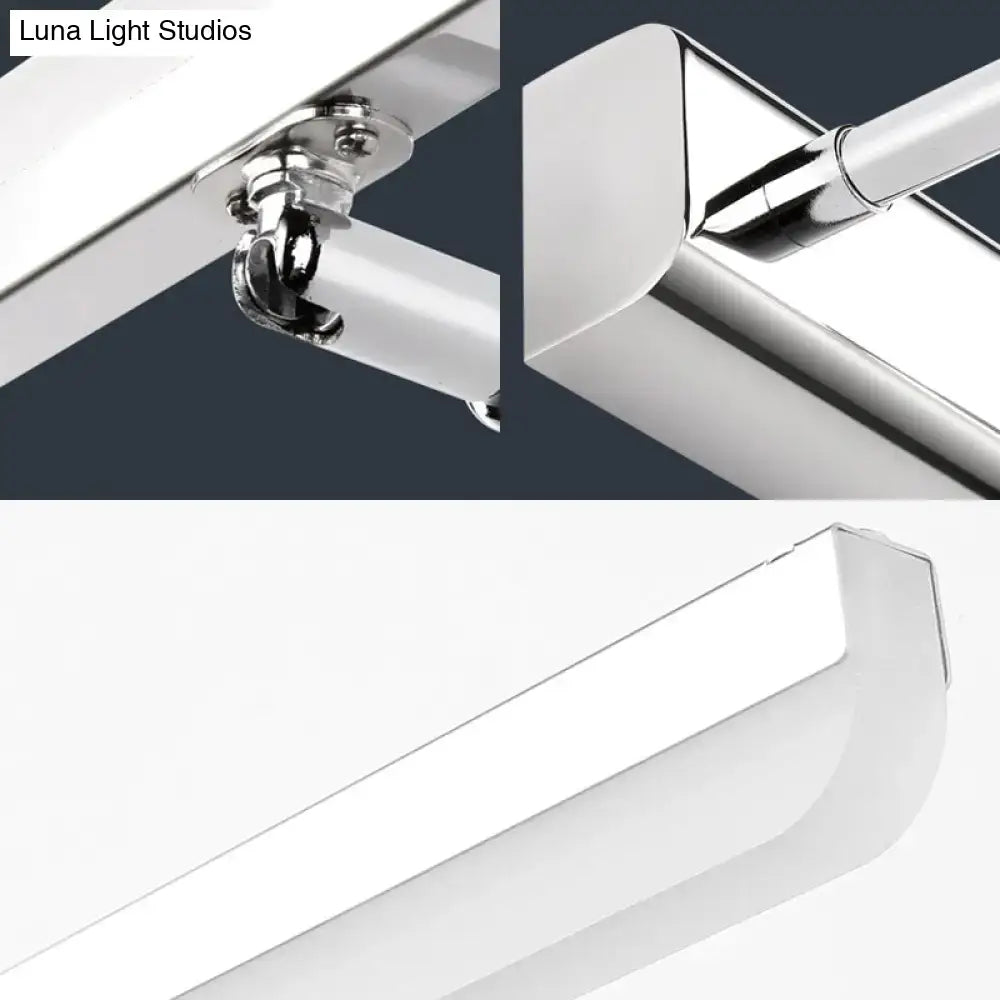 Chrome Acrylic Wall Sconce