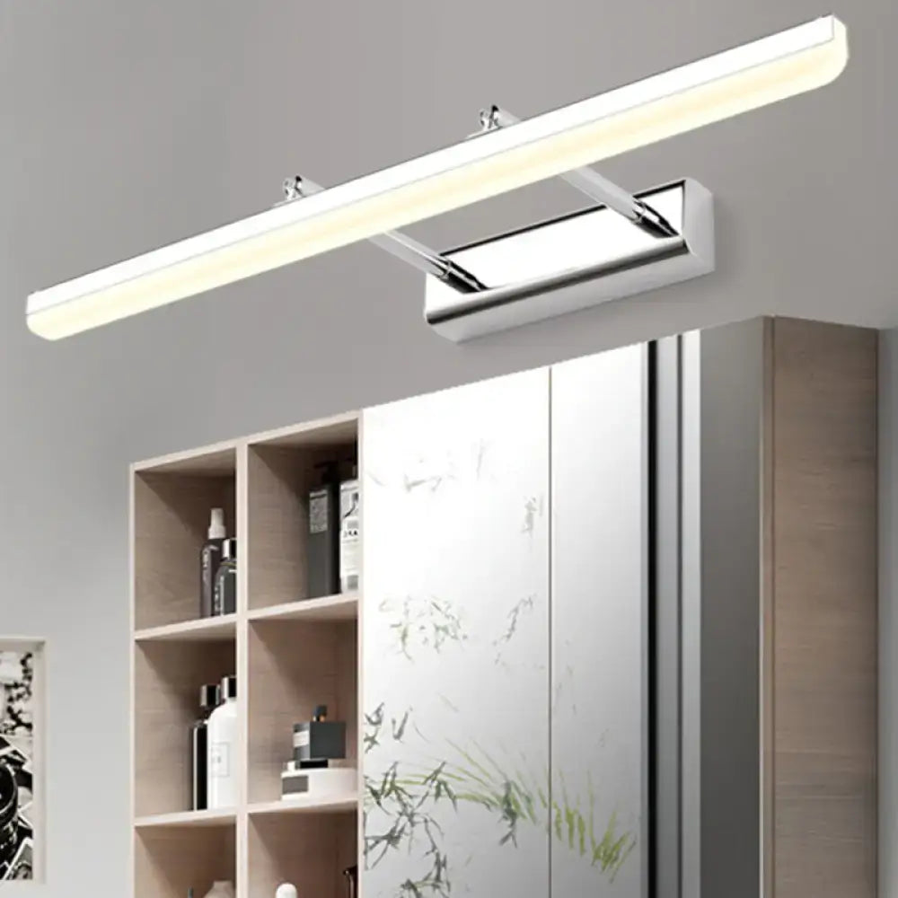 Chrome Acrylic Wall Sconce