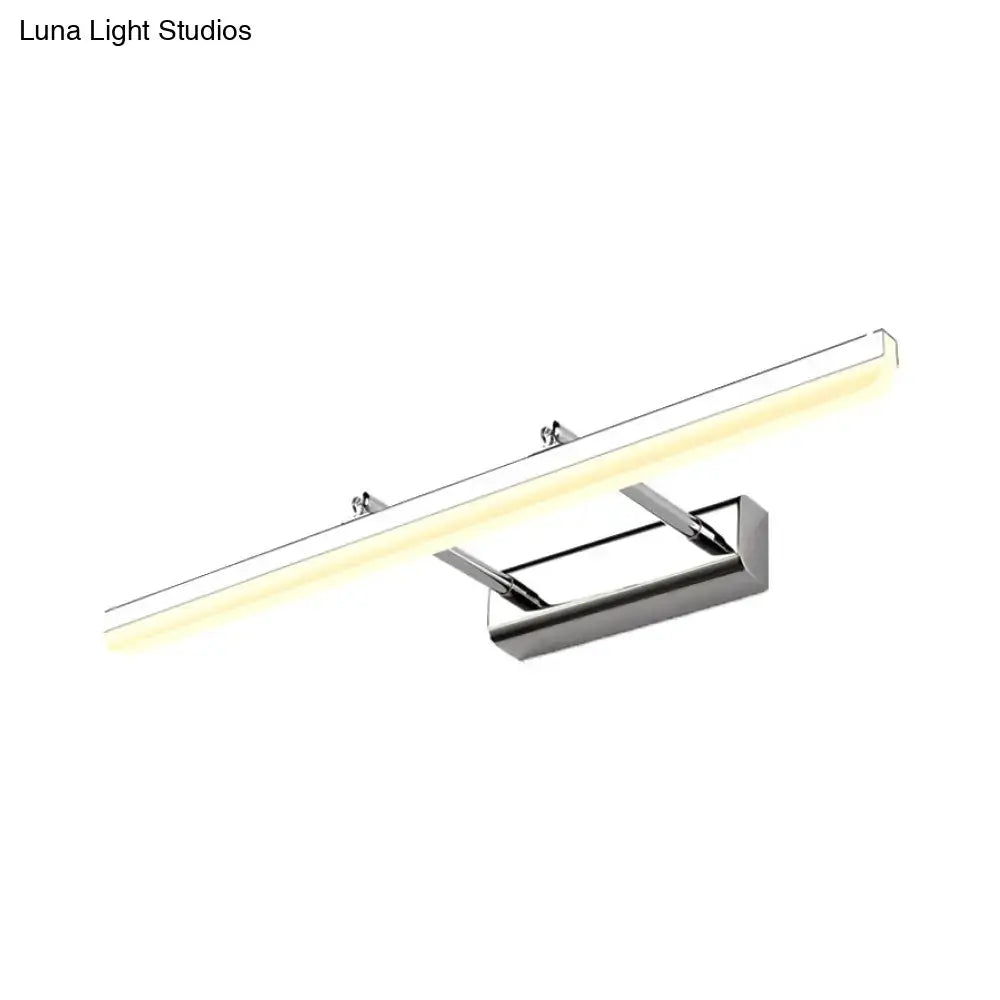 Chrome Acrylic Wall Sconce
