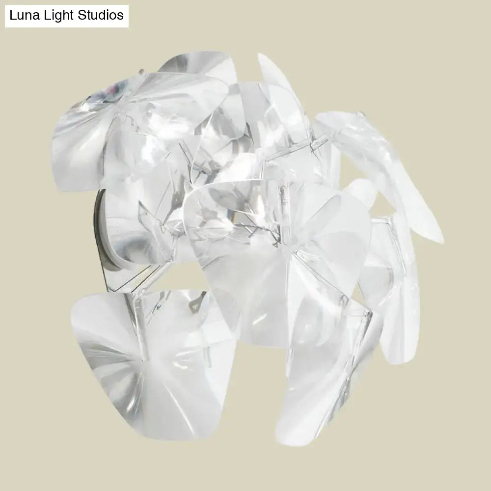 Clear Acrylic Wall Sconce