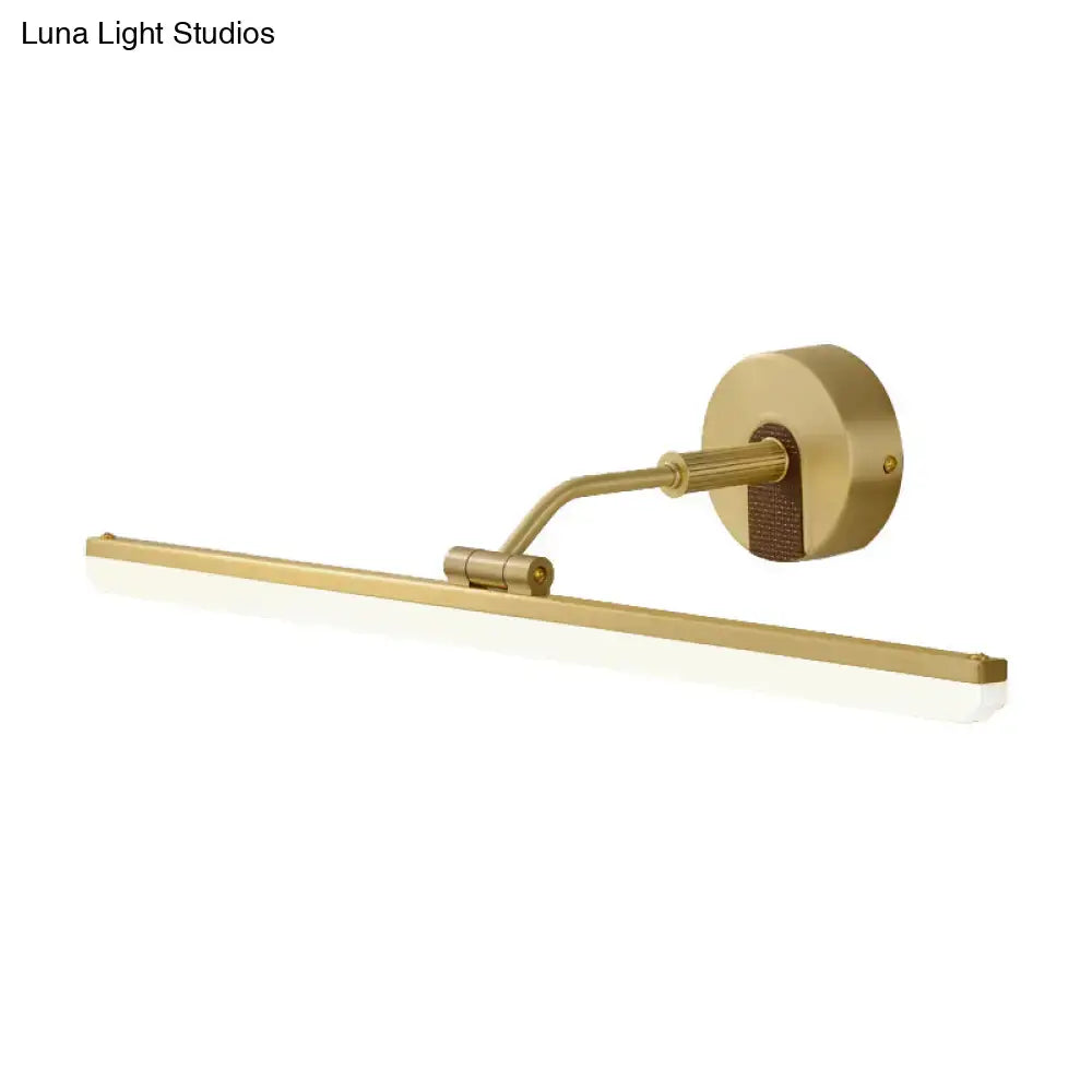 Black Brass LED Vanity