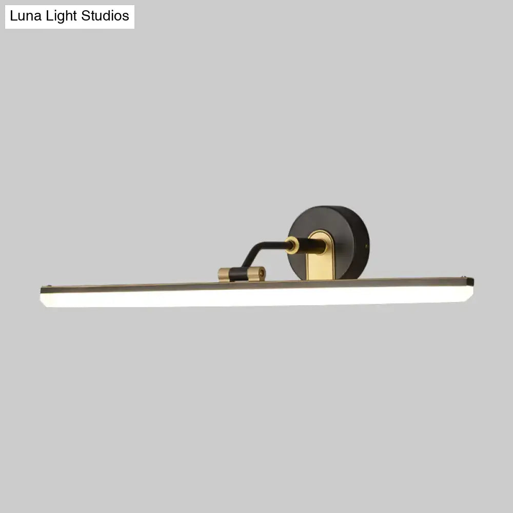 Black Brass LED Vanity