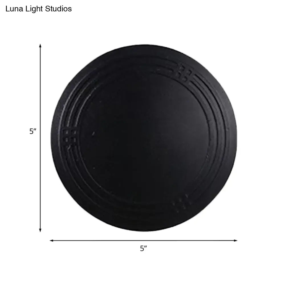 Black Flower Wall Sconce
